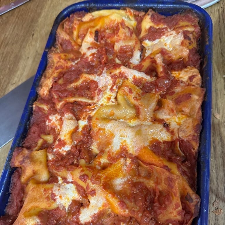 Delicious Lasagna Made Fresh